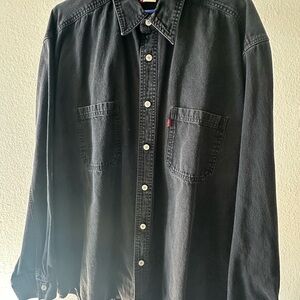 Levi's Vintage Charcoal Black Denim Shirt